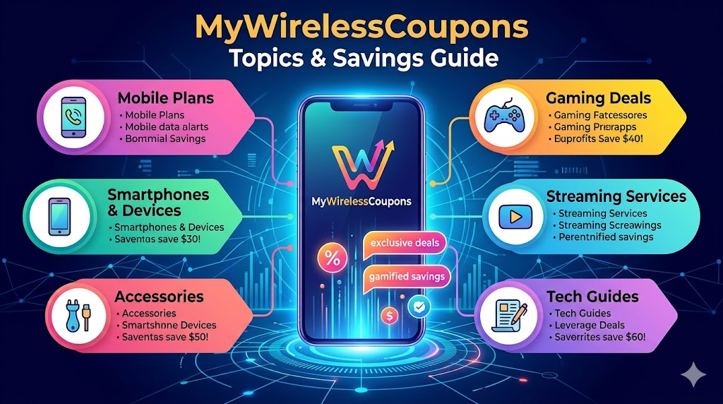 MyWirelessCoupons Topics: Deals Plans & Savings Guide